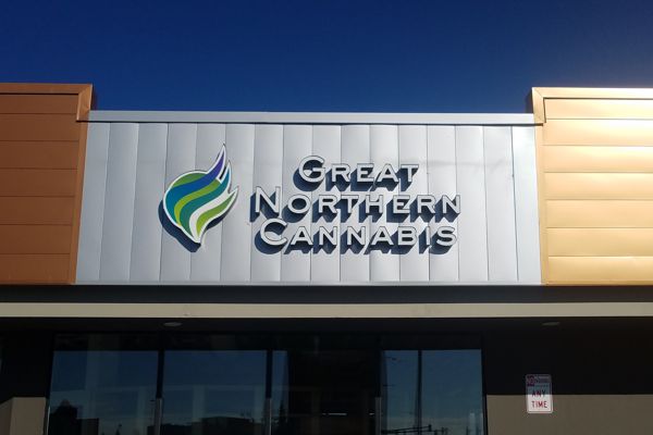 Great Northern Cannabis Channel Letter Sign