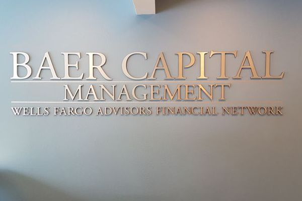 Baer Capital Reception Sign