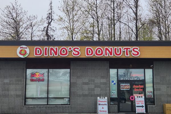 Dino's Donuts Face Lit Channel Letters
